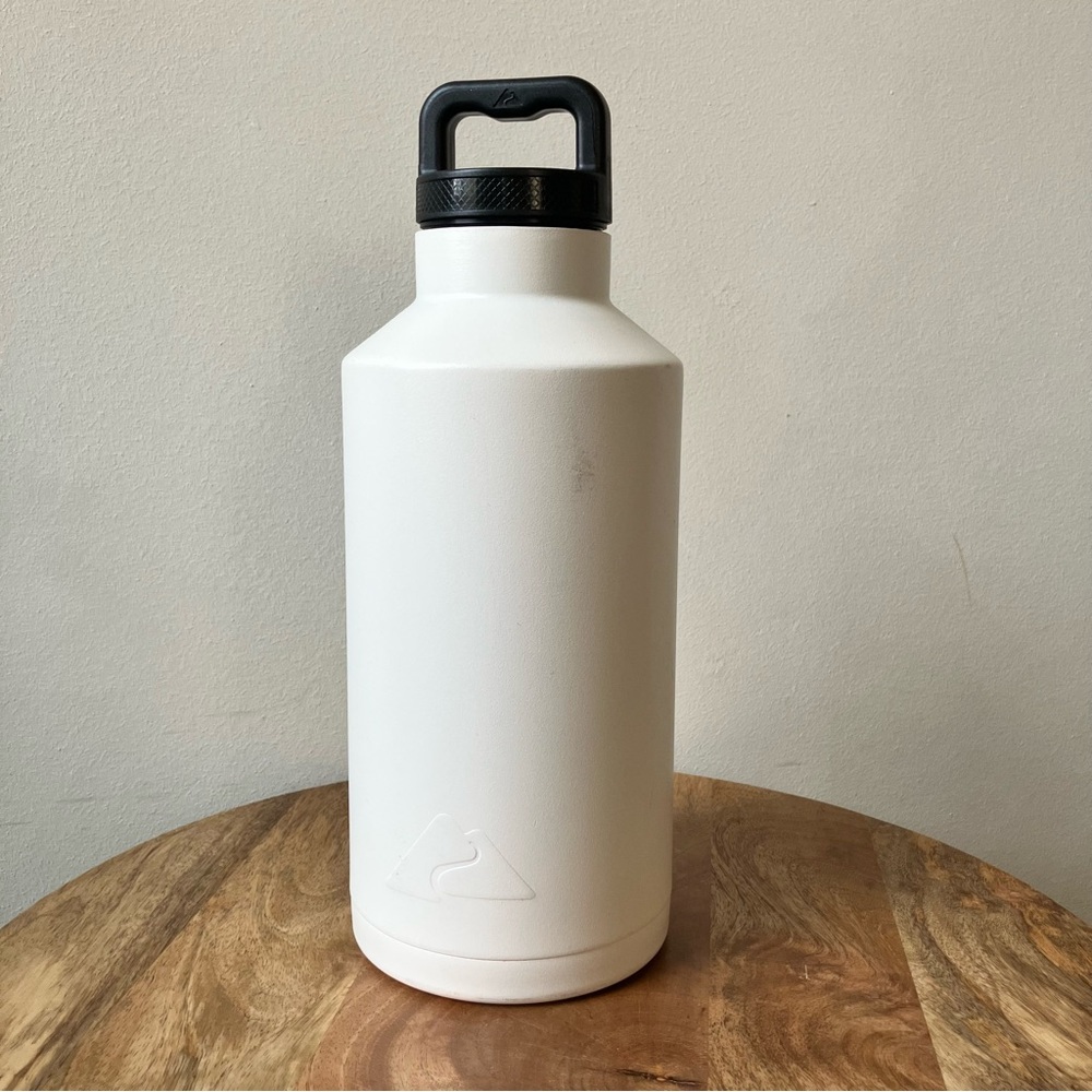Ozark Trail | 64 Ounce Double Wall White Stainless Steel Water Bottle Jug